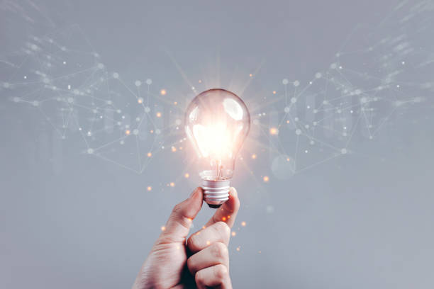 istock Business Innovation Ideas Light Bulb Imaginative creative brainstorming 1254703951