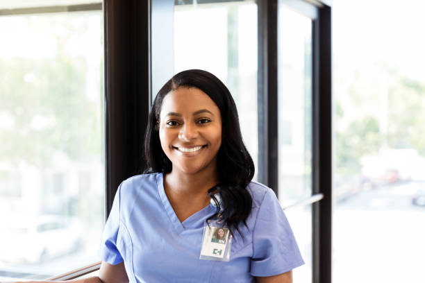 istock Cheerful RN in hospital 1254705119