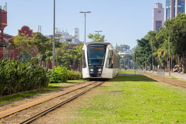 istock passenger transport train known as VLT in Rio de Janeiro 1254707034