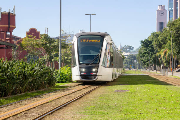 istock passenger transport train known as VLT in Rio de Janeiro 1254707086
