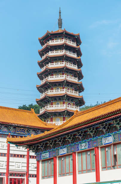 istock Chinese temple in Hong Kong 1254709079