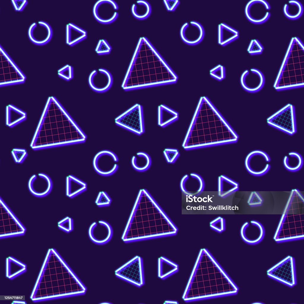 Neon 80s Pattern