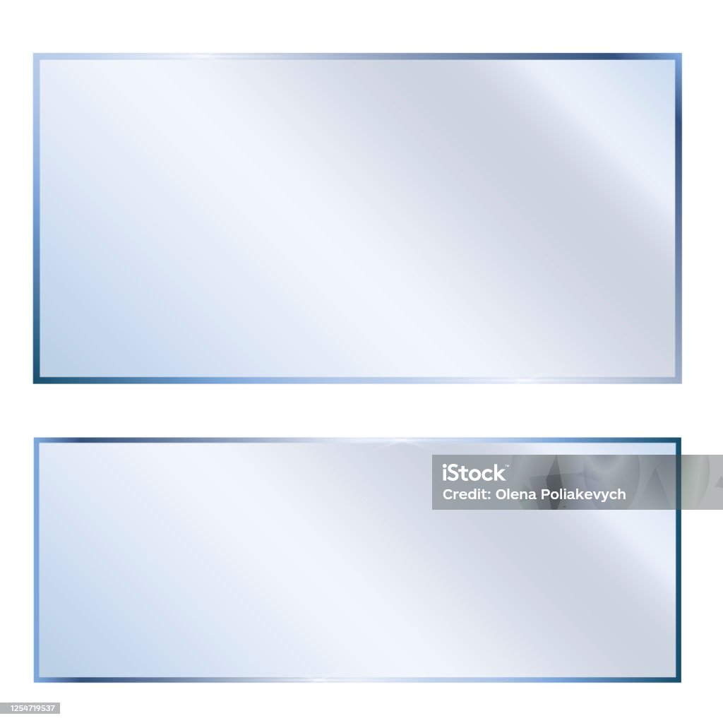 Glossy White Glass Background Transparent Texture Clean Empty Plastic ...