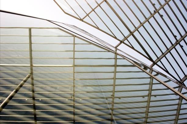istock Futuristic Refleflections in Glass and Steel 1254725283