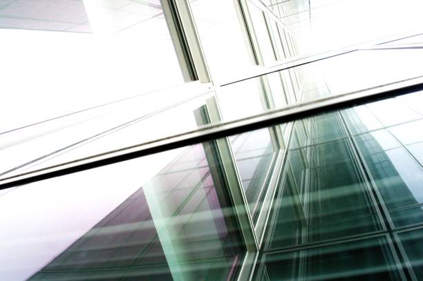 istock Futuristic Refleflections in Glass and Steel 1254725453