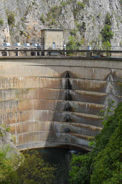 istock Small hydro power plant in Matka Canyon, Macedonia 1254728270
