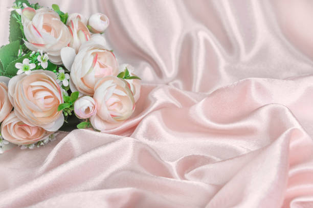 istock Festive composition with pink camellias 1254731736