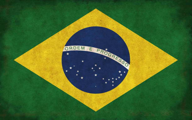 istock Grunge country flag illustration / Brazil 1254732461