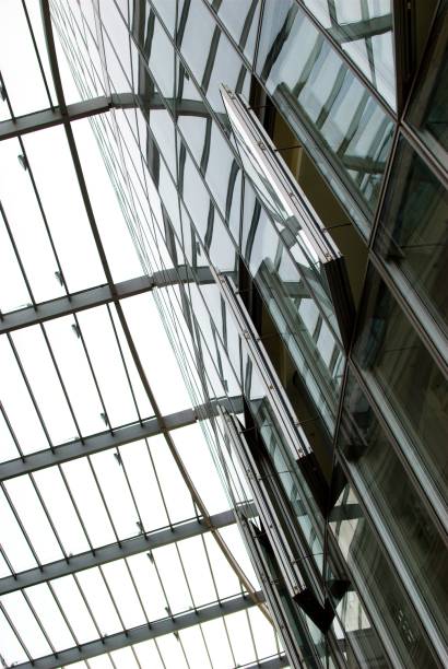 istock Futuristic Refleflections in Glass and Steel 1254737347