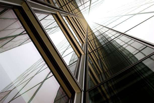 istock Futuristic Refleflections in Glass and Steel 1254737927