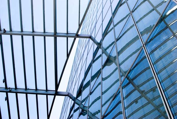 istock Futuristic Refleflections in Glass and Steel 1254742728