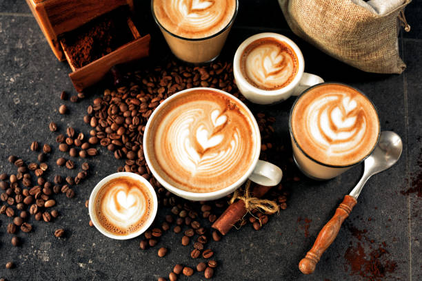 istock Espressos in espresso cups of all sizes 1254748016