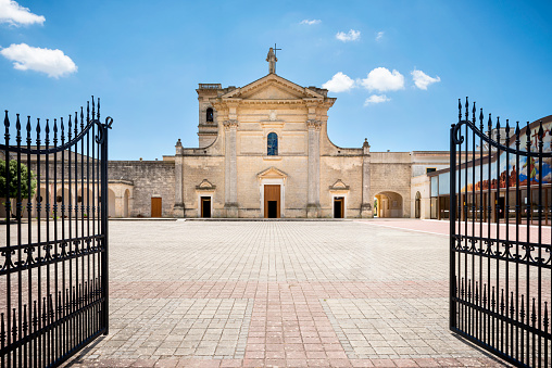 Santuario di San Cosimo alla Macchia. Located about five kilometers from the town, in the open countryside, it was originally a small church founded by the Basilian monks in an area without any cultivation that explains the nickname \