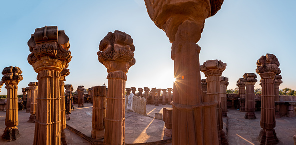 Landscape and activities of locals in Kutch Gujarat India