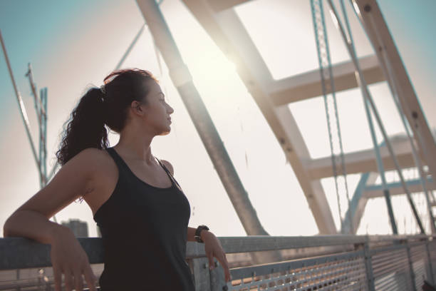 istock Young women resting from exercise 1254763048
