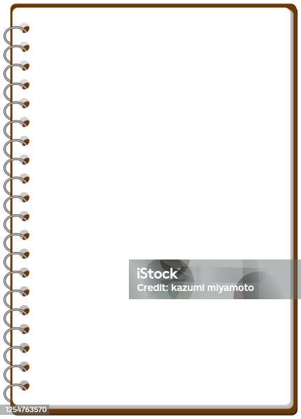 Notebook Frame String Sketchbook Ring Note Frame Illustration Vector Stock Illustration ...