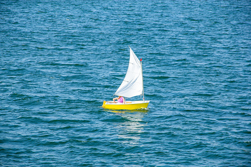 Sailboat on Lake Constance