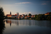 Telc city old town cityscape Czech