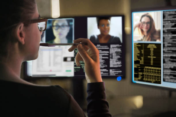 istock woman video call office 1254772834