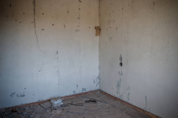 Interior of the old abandoned apartment