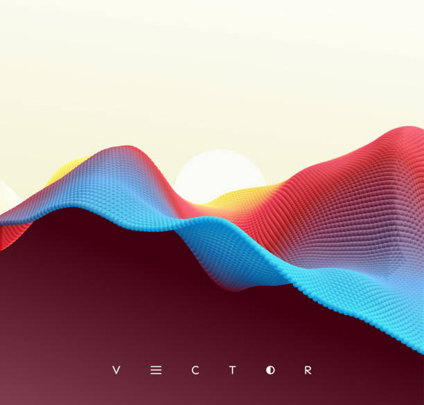 istock Sea wave and sun. Abstract vector illustration for flyer, brochure, booklet and websites design. 1254775884