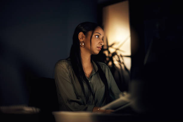 istock Focused on seeing it through to the end of the deadline 1254775962