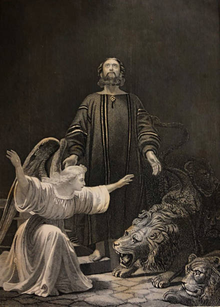istock Bible 1873 - Daniel in the den of the lion 1254779228