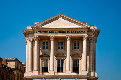 London, UK - August 17 2023: British Museum exterior daytime view
