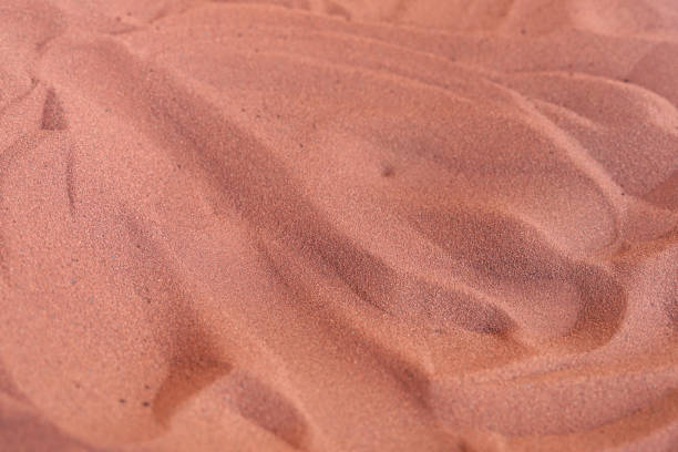 istock Red desert sand, closeup detail 1254785540