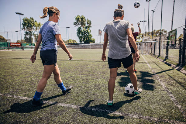 istock Women preparing for soccer match 1254785585