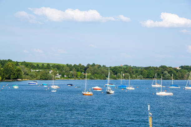 istock Sailboats in the harbour 1254785694