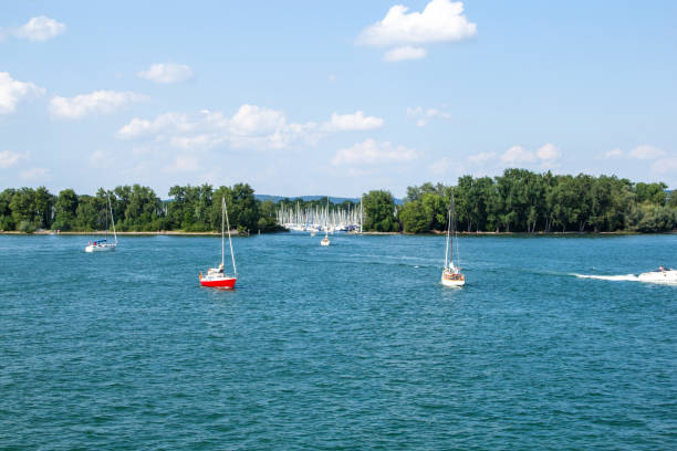 istock Sailboats on Lake Constance 1254786560