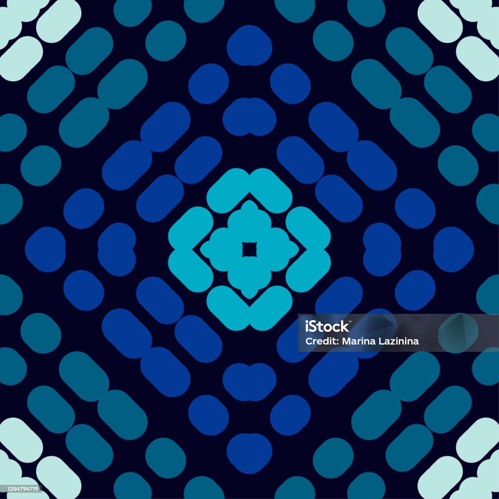 Point Pattern Vector Design Of The Points Geometry Seamless Pattern Stock Illustration ...