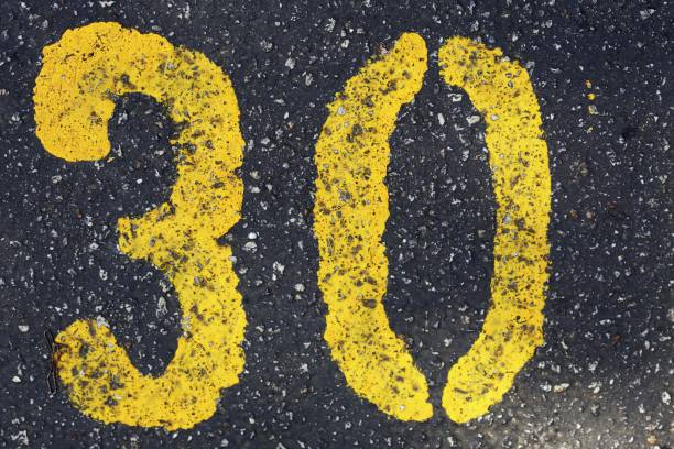 istock Numbers on the road 1254800046