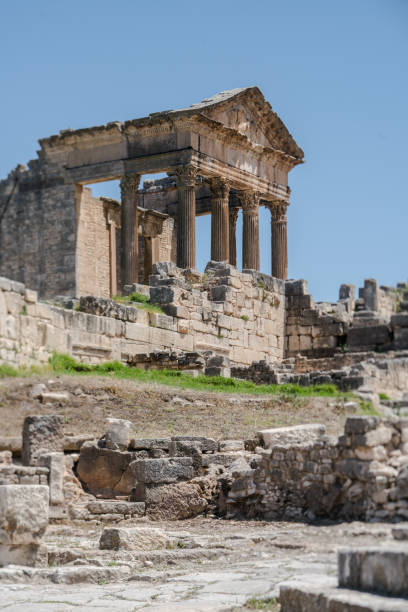 istock Dougga : A ruined ancient city in Tunisia 1254801199