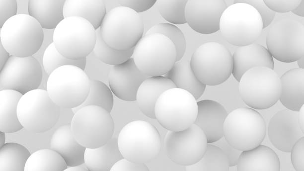 istock 3d bubbles. Spheres background. Abstract wallpaper. Flying geometric shapes. Trendy modern illustration. 3d rendering. Falling abstract balls. Colorful poster backdrop. Minimal style. 1254802470