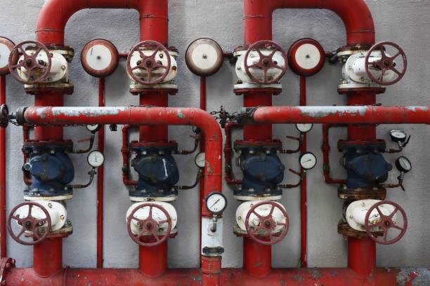istock Pipes and valves 1254804693