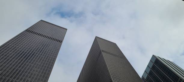 istock Beautiful tall building with sky view 1254805657