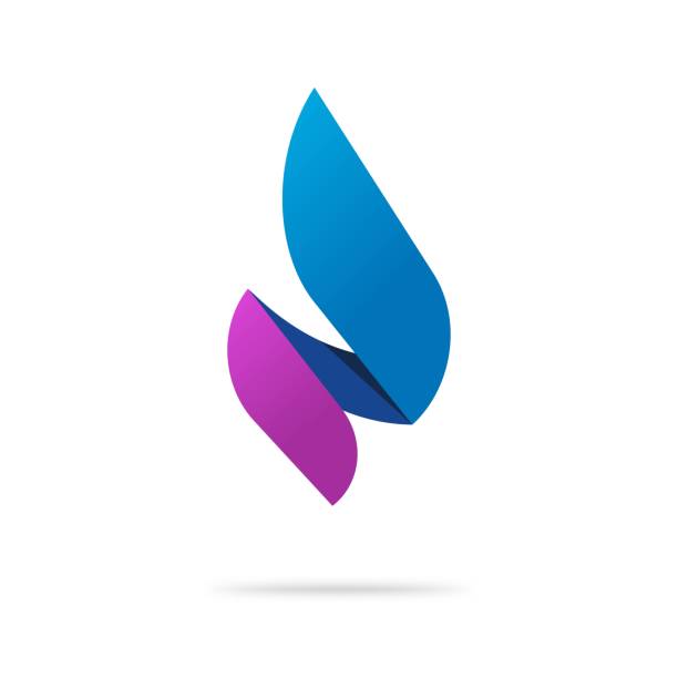 Flame candle logo as abstract spear blue violet color fire energy vector logotype template design, concept of gradient ignite icon or hearing plumbing geometric burning symbol modern trendy sign Flame candle logo as abstract spear blue violet color fire energy vector logotype template design, concept of gradient ignite icon or hearing plumbing geometric burning symbol modern trendy sign image abstract icons stock illustrations