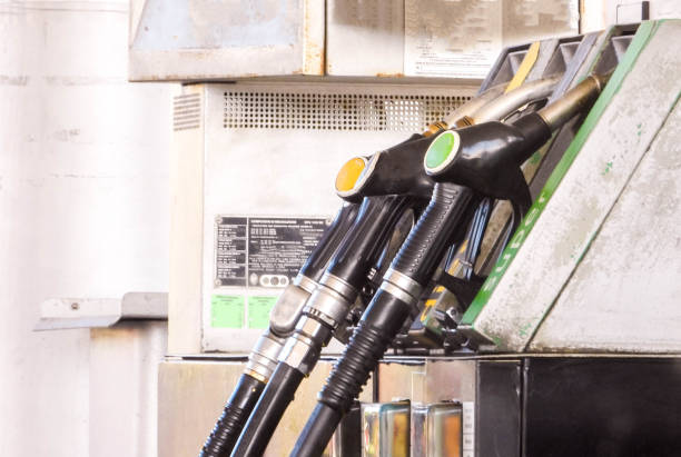istock Petrol Pump Nozzles 1254808623