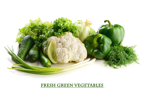 ripe juicy green vegetables