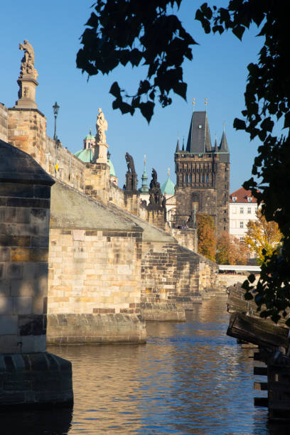 istock Prague - The Charles bride from west. 1254819678