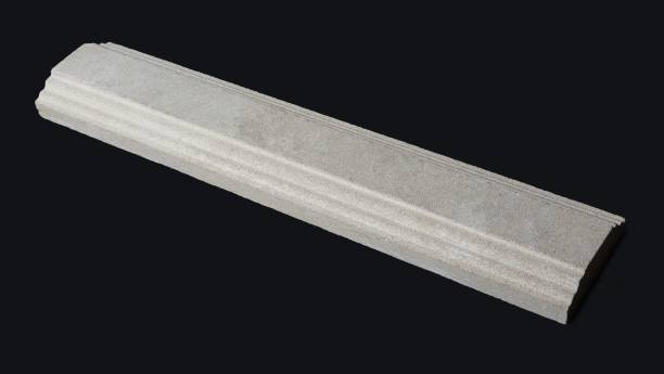 istock Curbstone, pavement on the unicolored background 1254829650