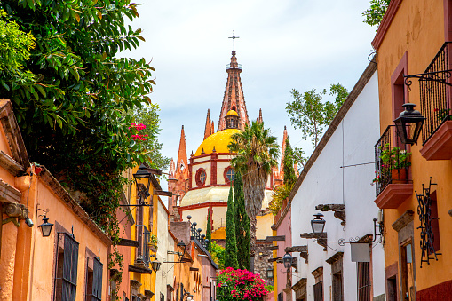 Street in San Miguel de Allende, Guanajuato, Mexico