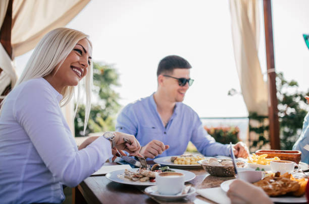 istock Business People Meeting at a Restaurant 1254842264