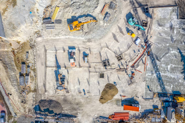 construction site stock photo