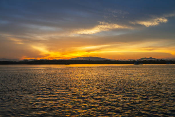 istock Beautiful sunset at the Andaman Sea 1254846005