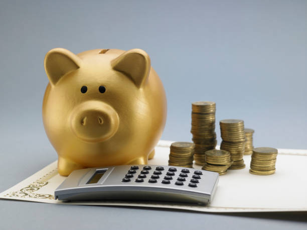 istock piggy bank on calculator 1254854616