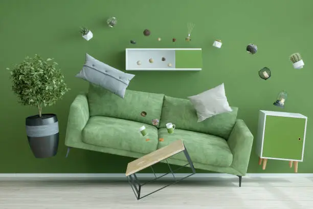 Photo of Zero Gravity Green Living Room