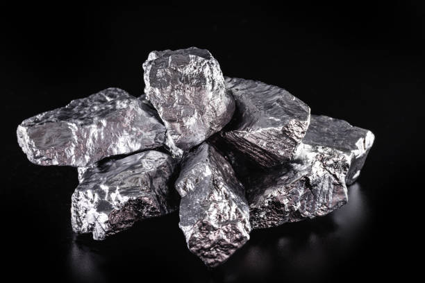istock Element / Germanium Germanium is a chemical element with the symbol Ge, silver ore. 1254860122